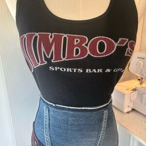 Black Sleeveless Top